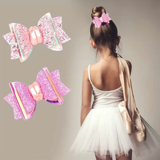 Ballet Shoes Bow Clip