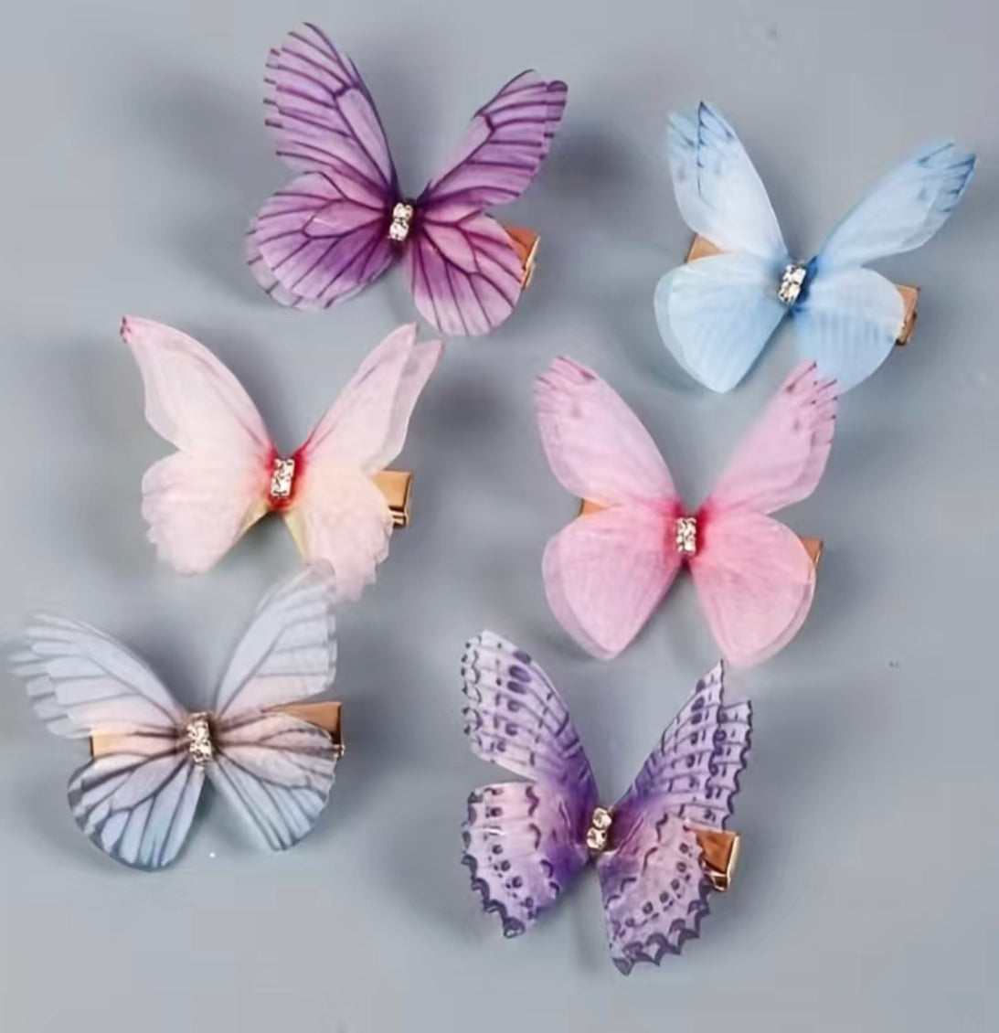 Small Butterfly Clip