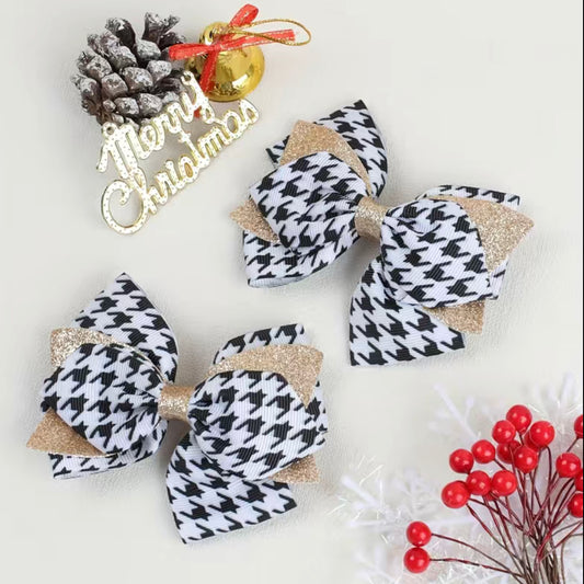 Houndstooth Bows