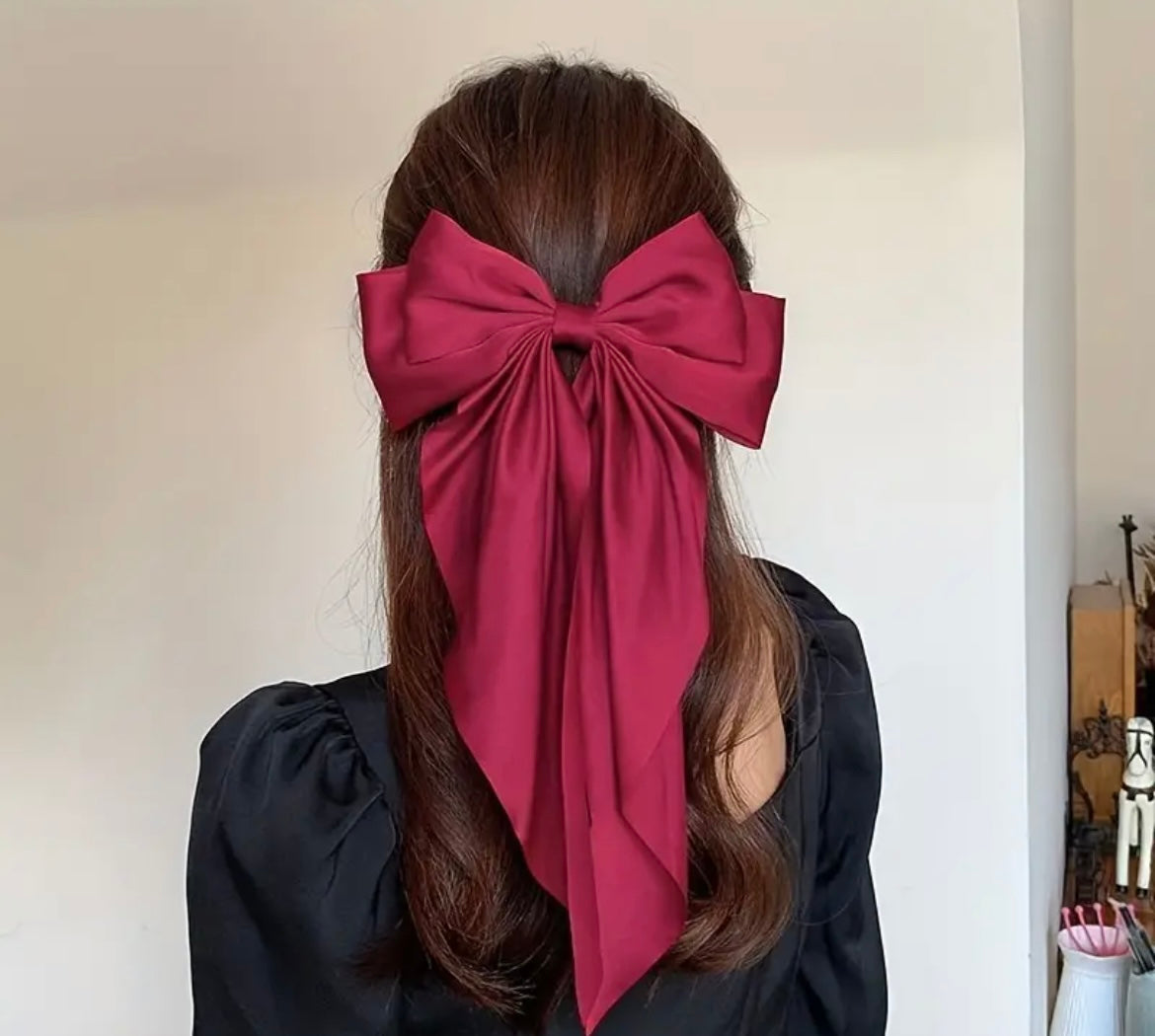 Silk Satin Bowknot