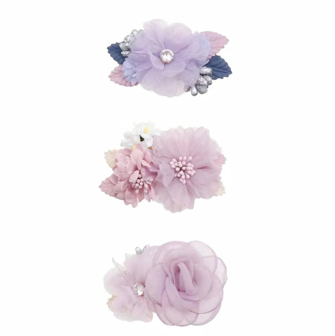 Flower Decor Hair Clip