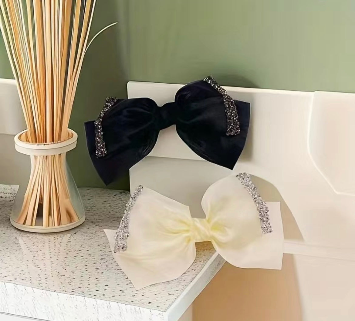 Organza Bow Clip