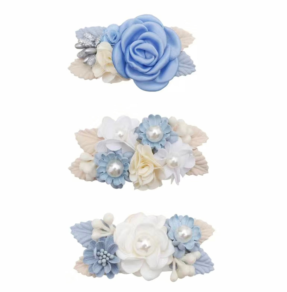 Flower Decor Hair Clip