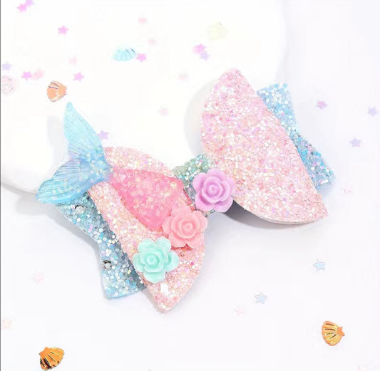 Mermaid Bowknot Clip