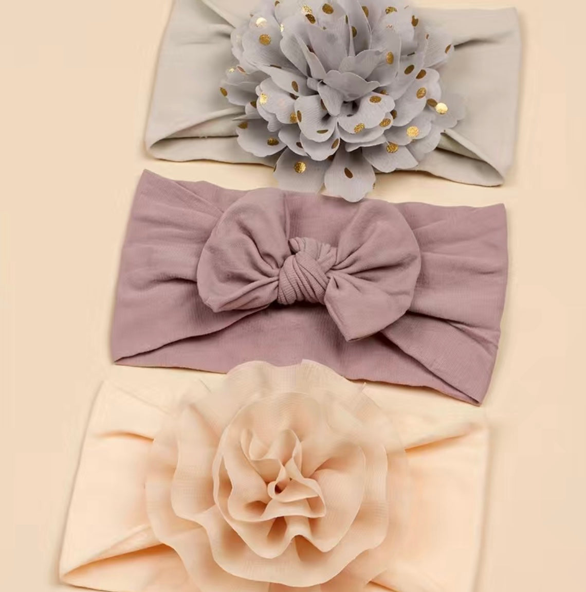 Flower Soft Baby Headbands