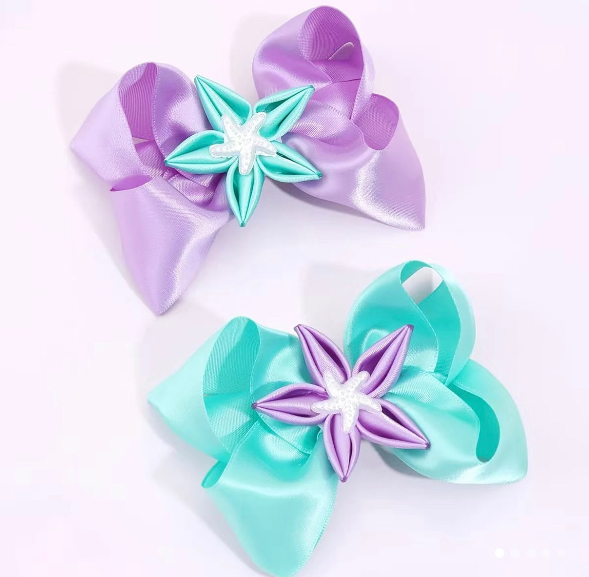 Starfish Clip Bow